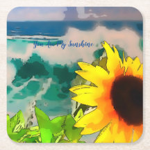 Sonnenblume am Strand du bist mein Sonnenschein