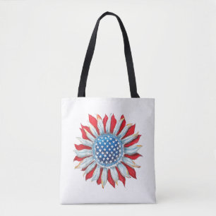 Sonnenblume American Flag 4. Juli Frauen Männer Me