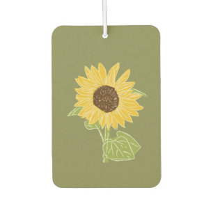 Sonnenblume Aquarell Autolufterfrischer