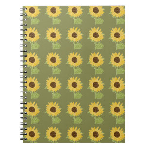 Sonnenblume Aquarell Notizblock