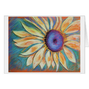 Sonnenblume auf Blau (ICH)