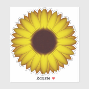 Sonnenblume aufkleber