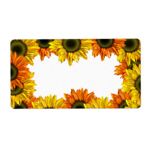 Sonnenblume-Aufkleber