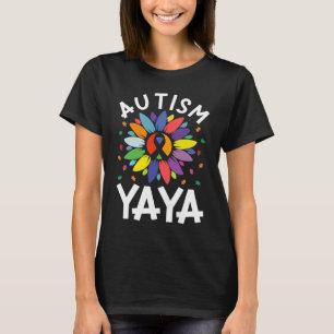 Sonnenblume Autismus-Bewusstseins-Tag Matching Fam T-Shirt
