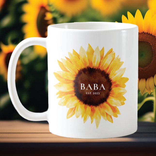 Sonnenblume Baba Kaffeetasse (Von Creator hochgeladen)