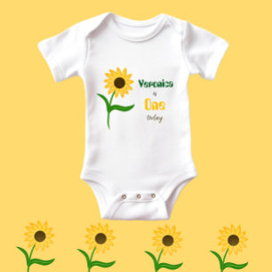 Sonnenblume Baby Strampler
