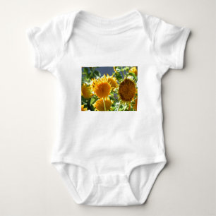 Sonnenblume-Baby T-dhirt Baby Strampler