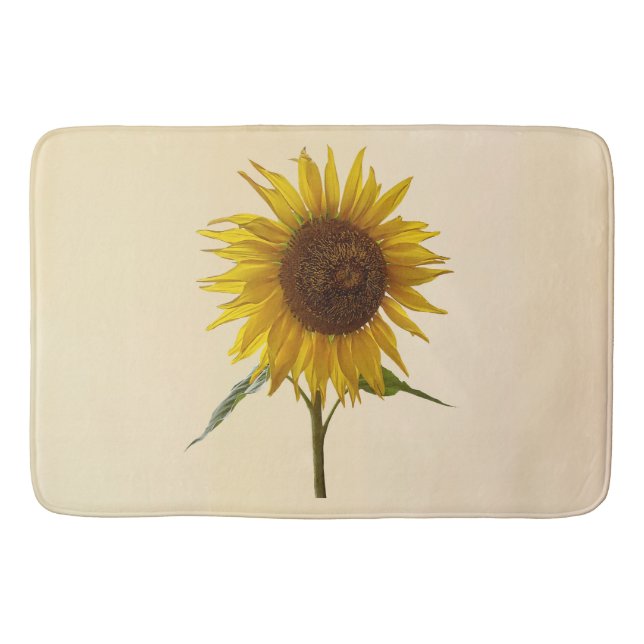 Sonnenblume Badematte (Vorderseite)