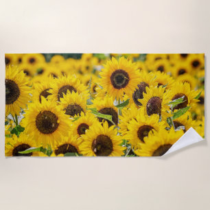 Sonnenblume-Badetuch Strandtuch