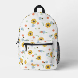 Sonnenblume Bedruckter Rucksack