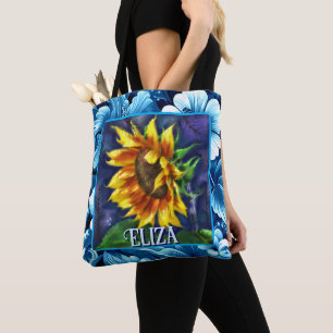 Sonnenblume bei Nacht Blumen Blumenmuster Personal