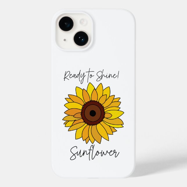 Sonnenblume bereit zum Sonnenblumen Case-Mate iPhone Hülle (Rückseite)