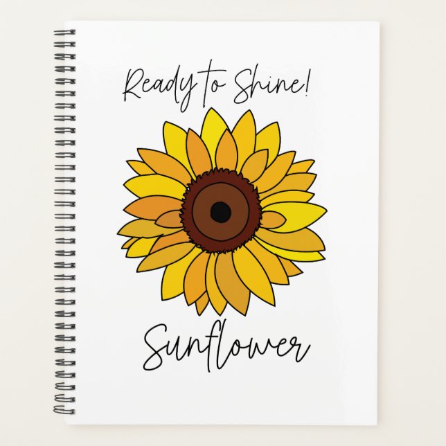 Sonnenblume bereit zum Sonnenblumen Planer (Vorderseite)