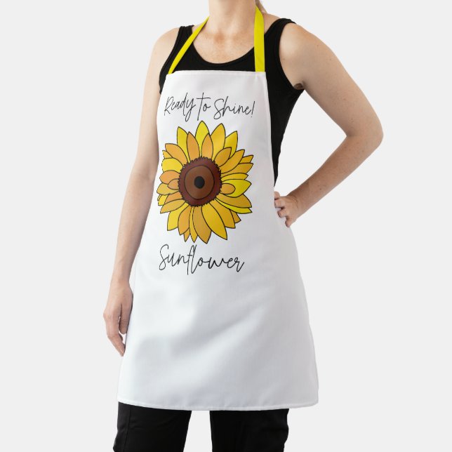 Sonnenblume bereit zum Sonnenblumen Schürze (InSitu)