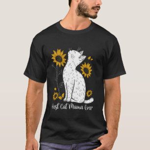 Sonnenblume Beste Katzenmama überhaupt Muttertag K T-Shirt