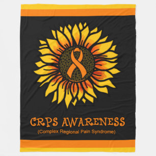 Sonnenblume/Bewusstsein... CRPS Fleece Blanket