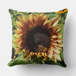 Sonnenblume Biene GIANT Throw Kissen