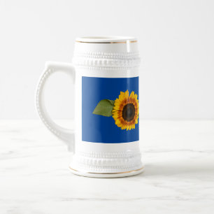 Sonnenblume Bierglas