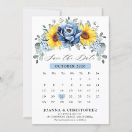 Sonnenblume Blaue Schieferhöhle Blumenkalender Save The Date