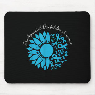 Sonnenblume Blaues Band Entwicklungsstörungen A Mousepad