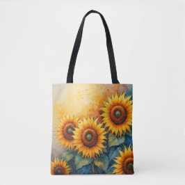 Sonnenblume Blossom Tote Tasche