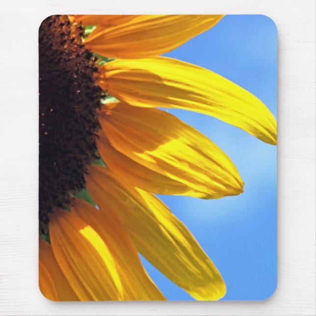 Sonnenblume Blue Sky Mousepad (Vorne)