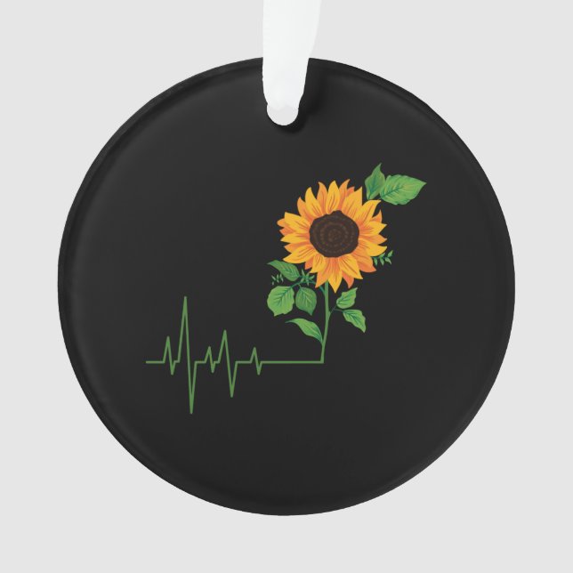 Sonnenblume Blume Geschenk Ornament (Vorderseite)