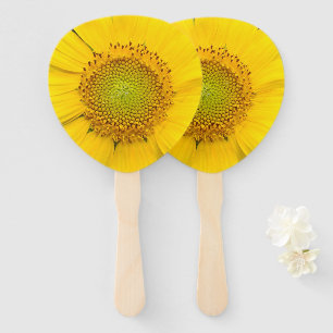 Sonnenblume-Blumen-Fotografie-Handfan Fächer