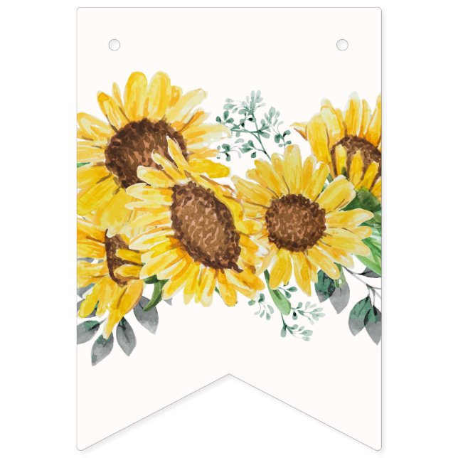 Sonnenblume, Blumenblume Wimpelkette (Sechzehnte Fahne)