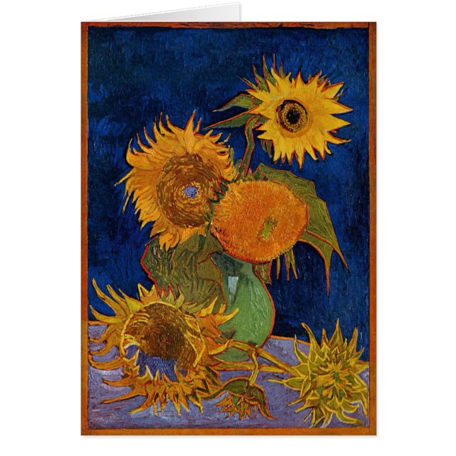 Sonnenblume-Blumenkunst GalleryHD Van Gogh sechs (Vorne)