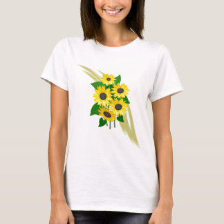 Sonnenblume-Blumenstrauß T-Shirt
