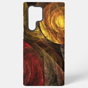 Sonnenblume Blumige moderne abstrakte Kunst Muster Samsung Galaxy Hülle