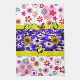 Sonnenblume Butterfly Hummel Küchentücher