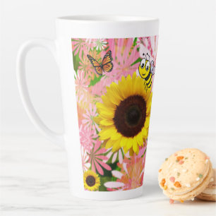 Sonnenblume Butterfly Hummel Latte Tasse