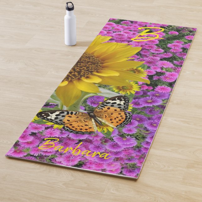 Sonnenblume Butterfly Yoga Mat Yogamatte (Beispiel)