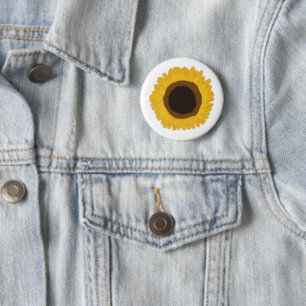 Sonnenblume Button