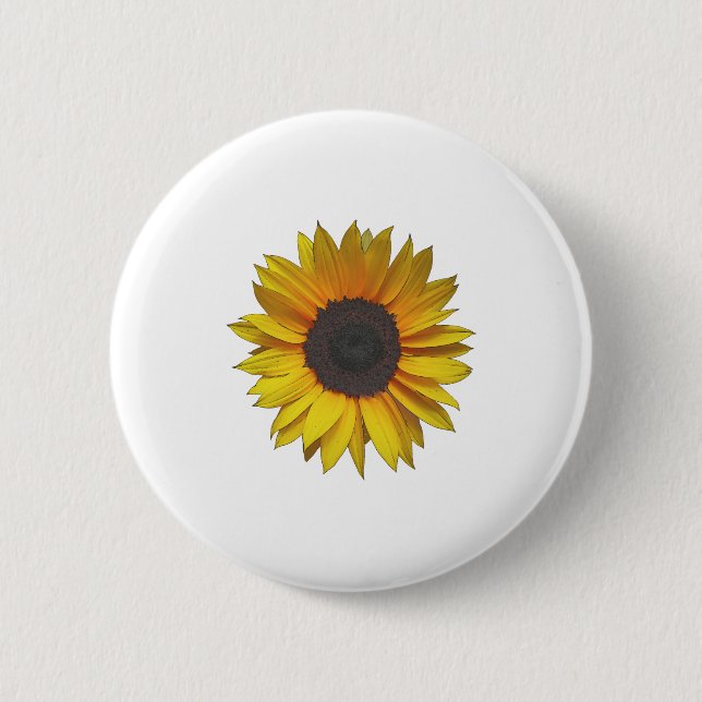 Sonnenblume Button (Vorderseite)