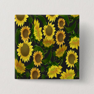 Sonnenblume Button