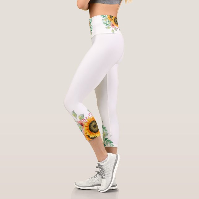 Sonnenblume Capri Leggings (Links)