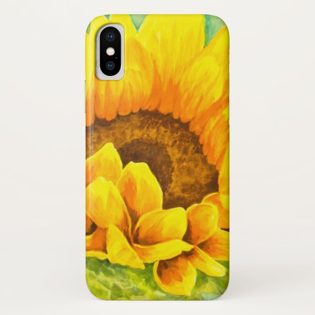 Sonnenblume Case-Mate iPhone Hülle (Rückseite)
