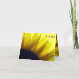 Sonnenblume Danke Karten (Meldung drinnen)