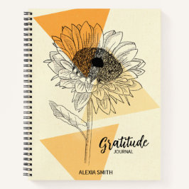 Sonnenblume Dankeschön Journal, Attraktionsgesetz Notizbuch