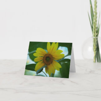 Sonnenblume Dankeskarte