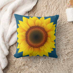 Sonnenblume-dekoratives Kissen
