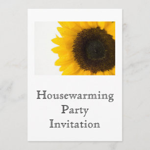 Sonnenblume der Party Einladung