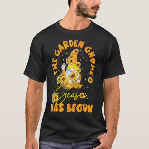 Sonnenblume Die Gartengnelen begannen für Gärtner T-Shirt