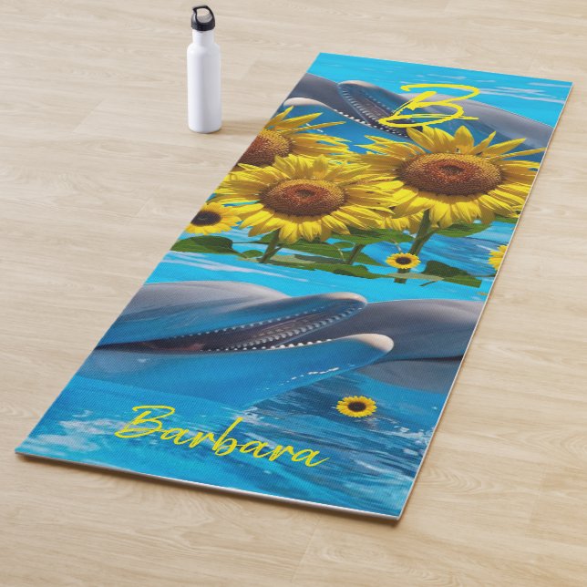 Sonnenblume Dolphin Yoga Yogamatte (Beispiel)