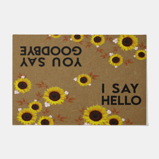 Sonnenblume Doormat, Sonnenblumengeschenk, Türmche Fußmatte