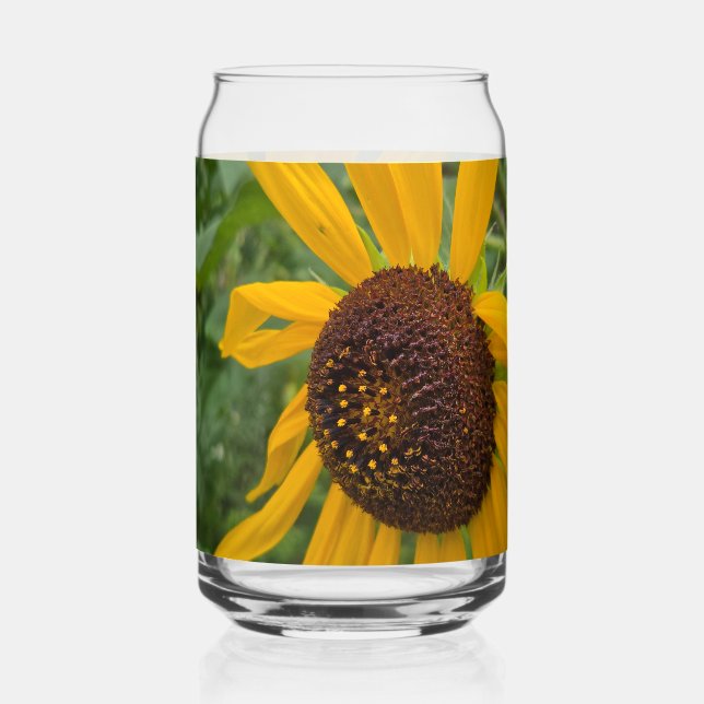 Sonnenblume Dosenglas (Vorderseite)