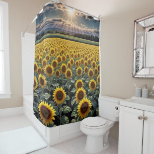 Sonnenblume Duschvorhang